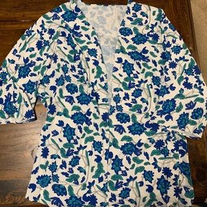 Floral cardigan wrap